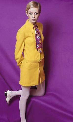 Mary Quant - modèle Twiggy