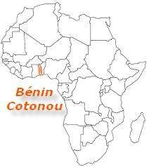 carte Afrique Bénin