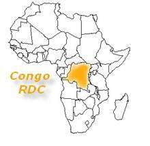 carte africa Congo RDC