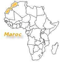 carte africa Maroc